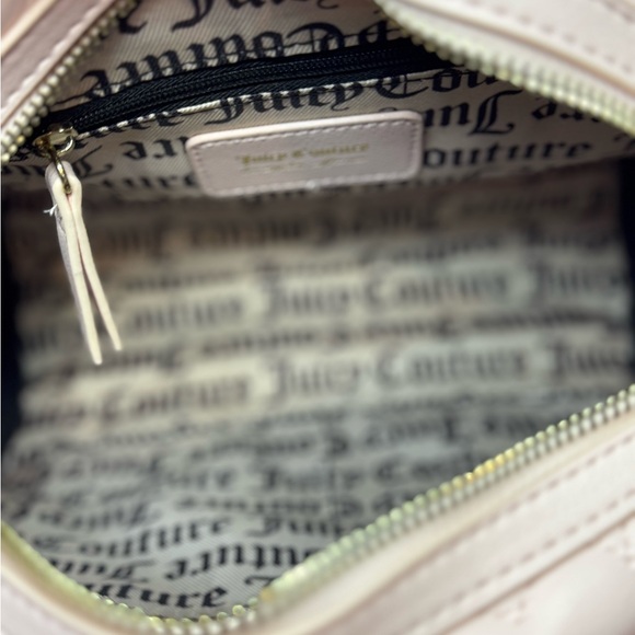 Brand New! Juicy Couture Pink Quilted Hearts Flawless Dome Satchel Purse NWT - Picture 8 of 10